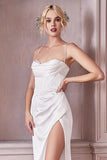 ESTHER CORSET COWL GOWN - WHITE