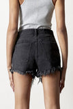 FLIP FOLDOVER DENIM SHORTS