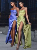 PRISA CORSET SATIN GOWN
