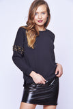 SEQUIN DROP SHOULDER SWEATSHIRT - SHOP MĒKO