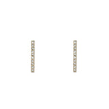 PAVE BAR BALANCE EARRINGS - SHOP MĒKO