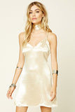 CHOKER SLIP DRESS CHAMPAGNE - SHOP MĒKO