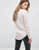 TWIST FRONT BLOUSE - SHOP MĒKO
