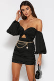 SHARON PUFF SLEEVE MINI DRESS