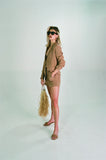 SUNDOWN LINEN BLAZER AND SHORTS SET