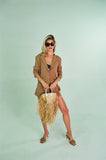 SUNDOWN LINEN BLAZER AND SHORTS SET
