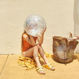 INFLATABLE GLITTER BEACH BALL