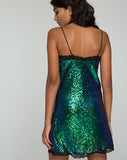 SEJOY SEQUIN SLIP DRESS - SHOP MĒKO