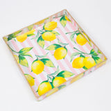 SQUARE LEMON TRAY