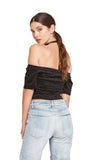 CROP TOP BUTTON DOWN - SHOP MĒKO