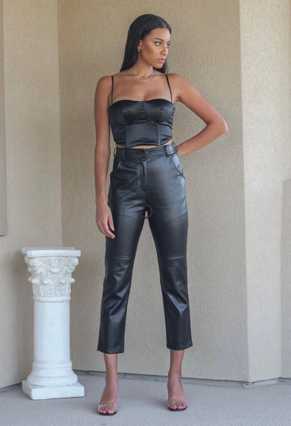 ODETTE SATIN BUSTIER