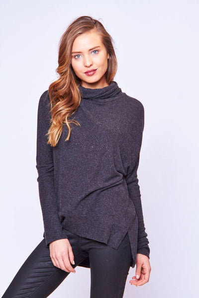 COWL NECK SWEATER - SHOP MĒKO